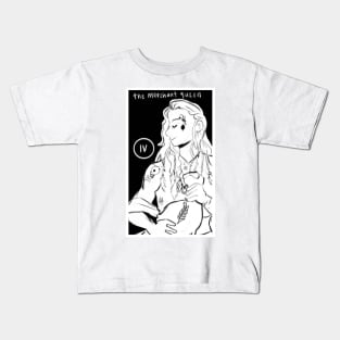 The Merchant Queen Evolett Tarot Card Kids T-Shirt